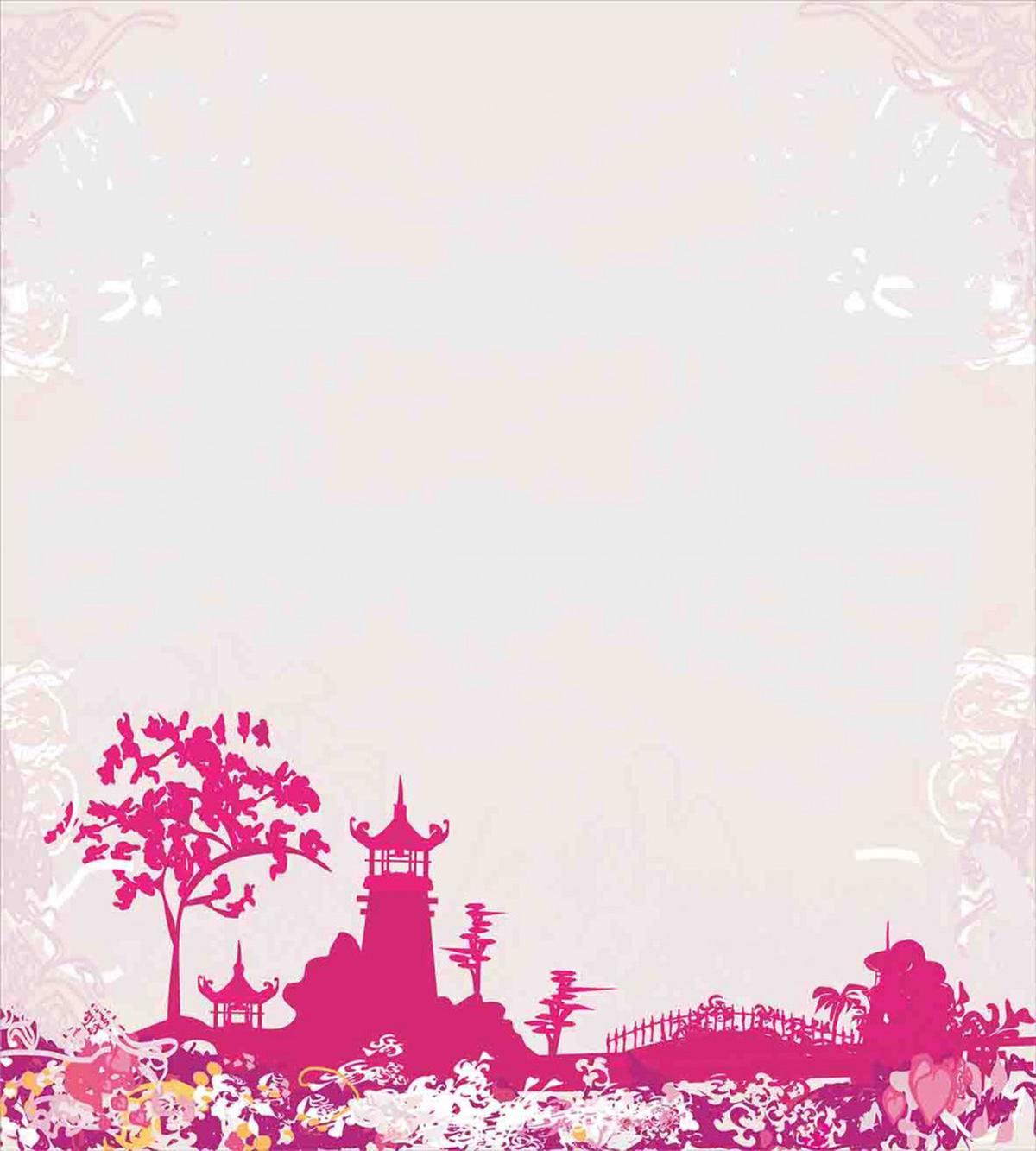 Pagoda in Vivid Colors — Pattern