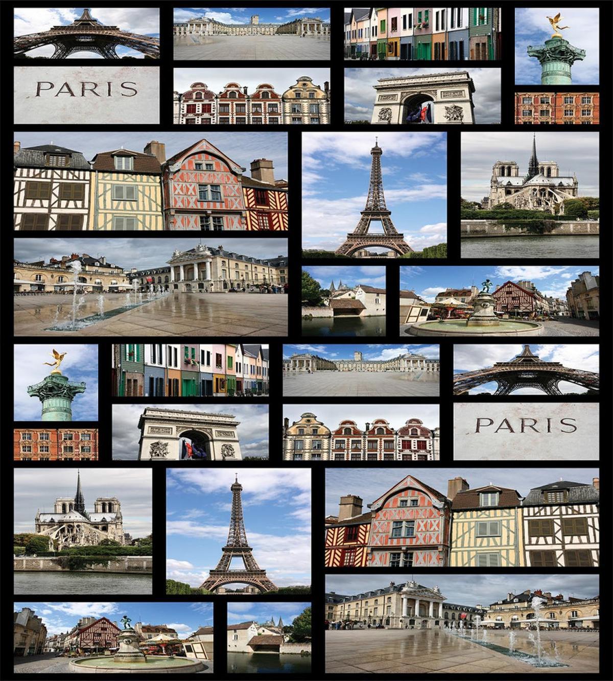 France Iconic Landmarks Photo — Pattern