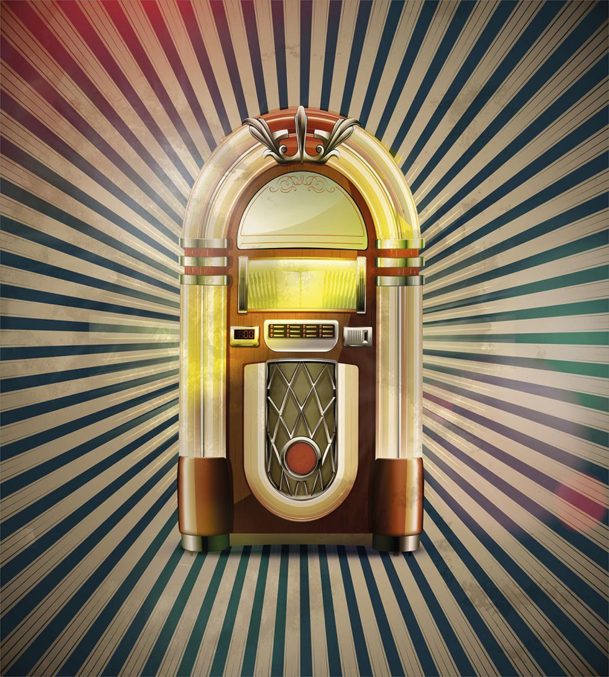 Antique Radio Music Box — Pattern