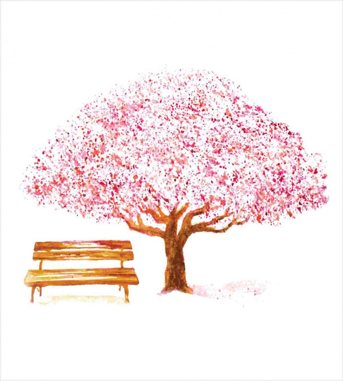 Blooming Cherry Tree — Pattern