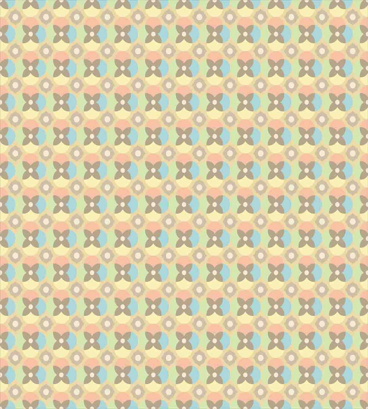 Vintage Pale Circles — Pattern