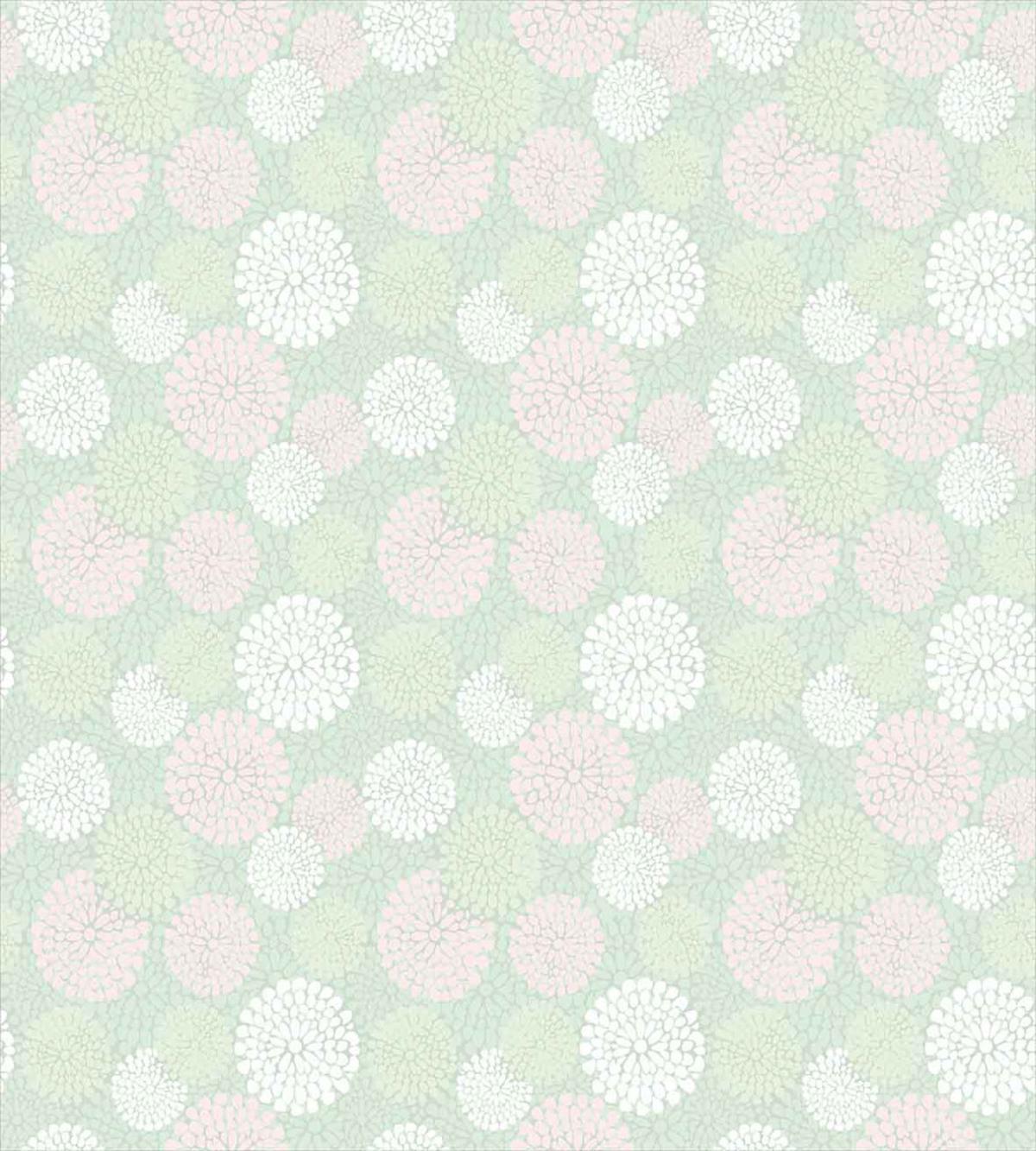 Pastel Dahlia Blossoms — Pattern