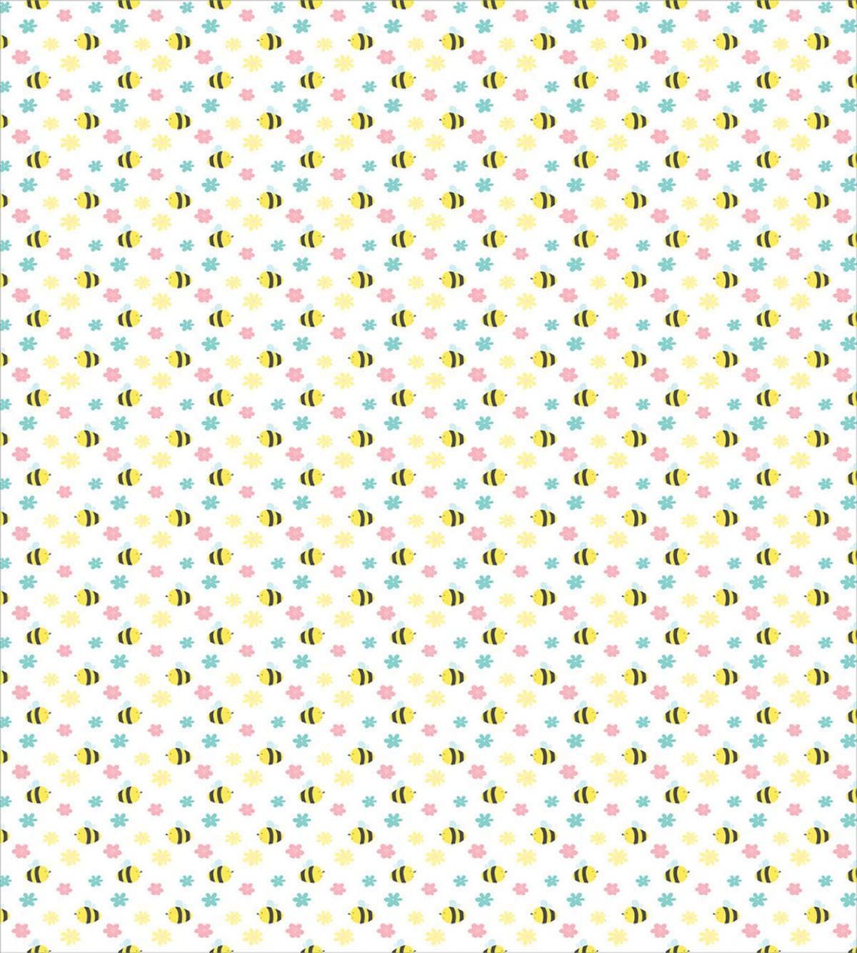 Spring Time Flowers Scene — Pattern