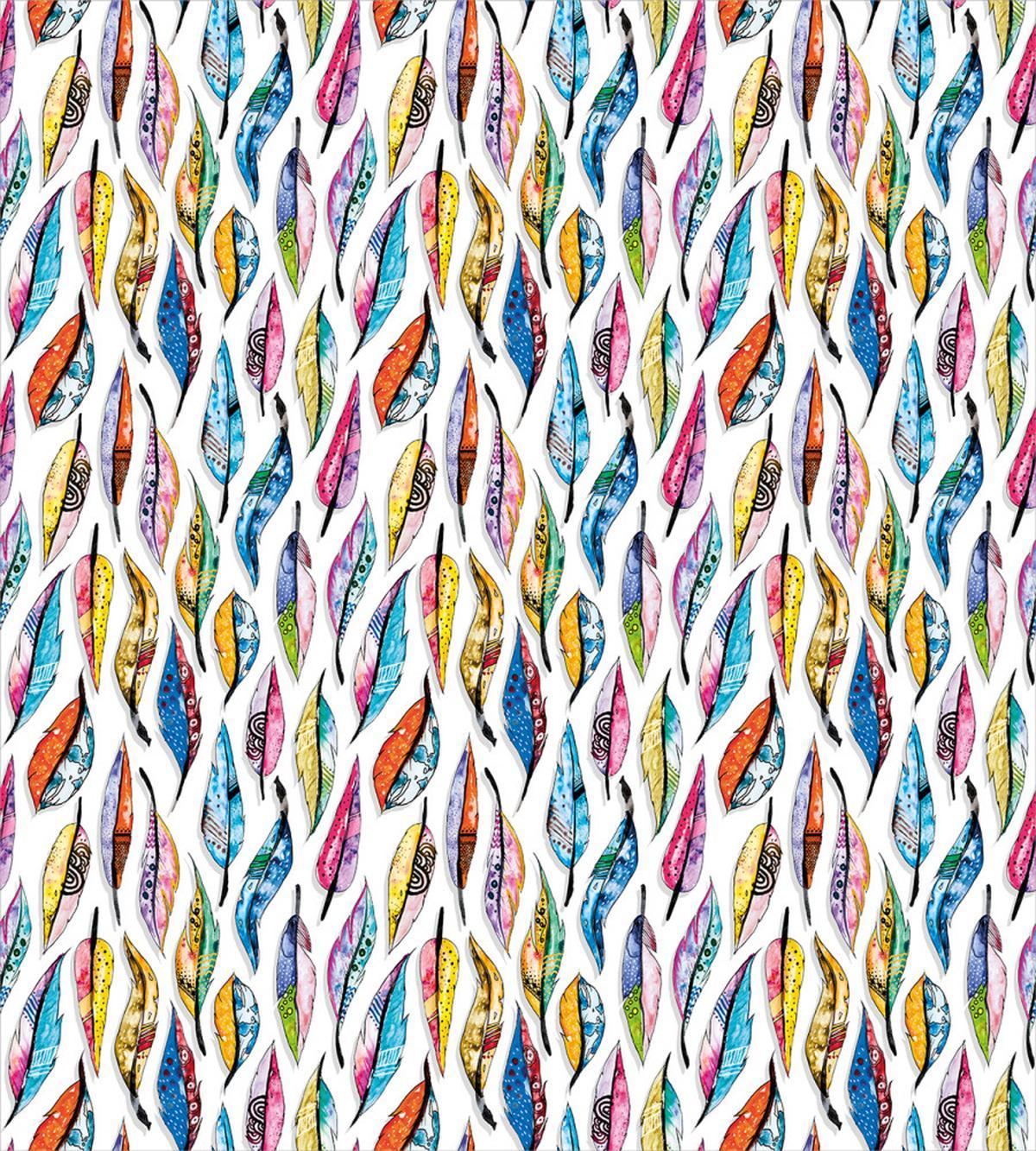Watercolor Feathers — Pattern