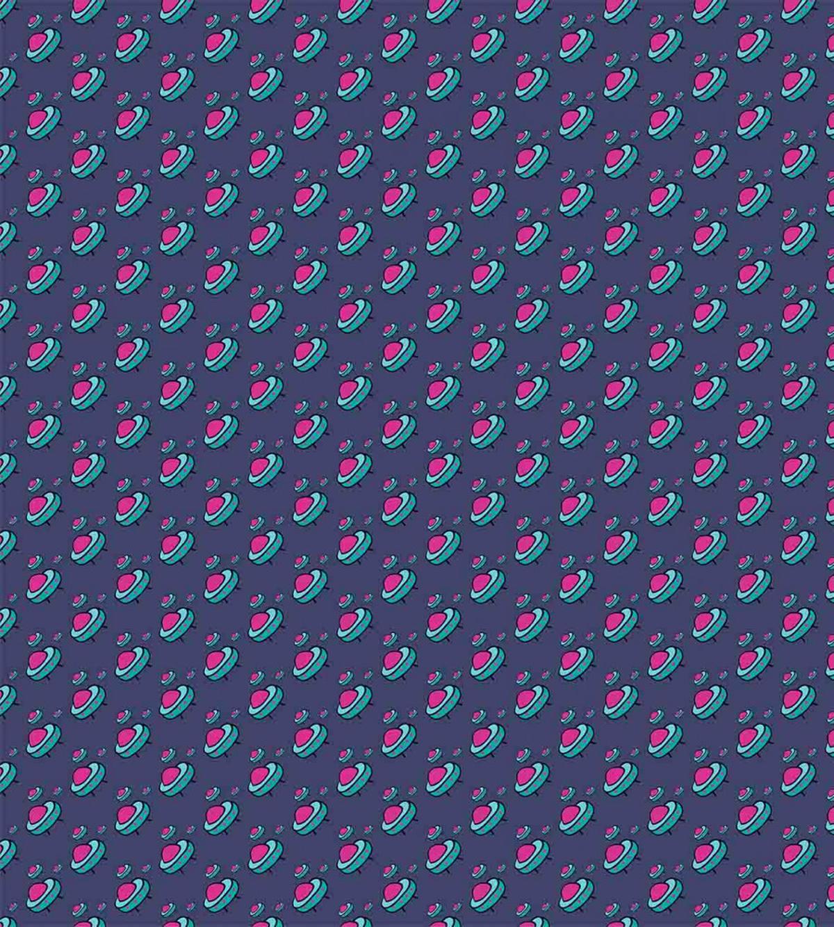 Alien Flying Device Doodle — Pattern