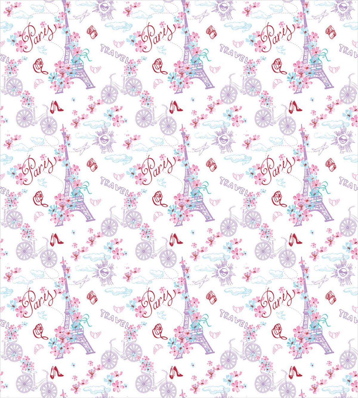 Eiffel Tower and Flower — Pattern