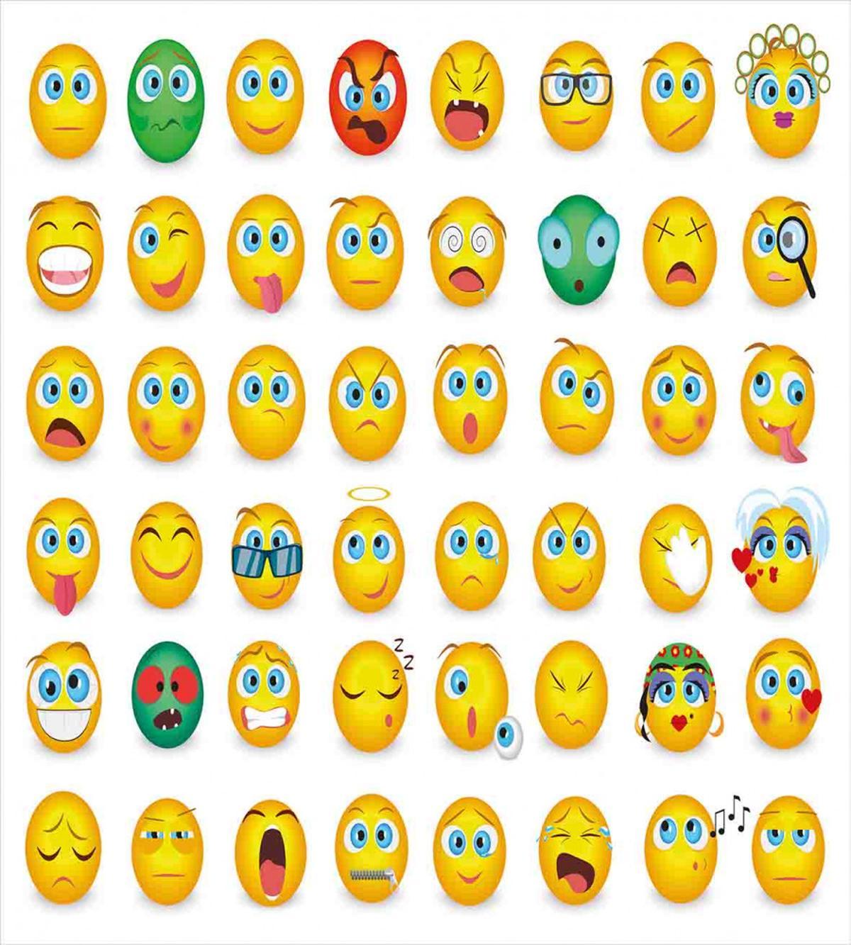 Couple Monster Face Moods — Pattern