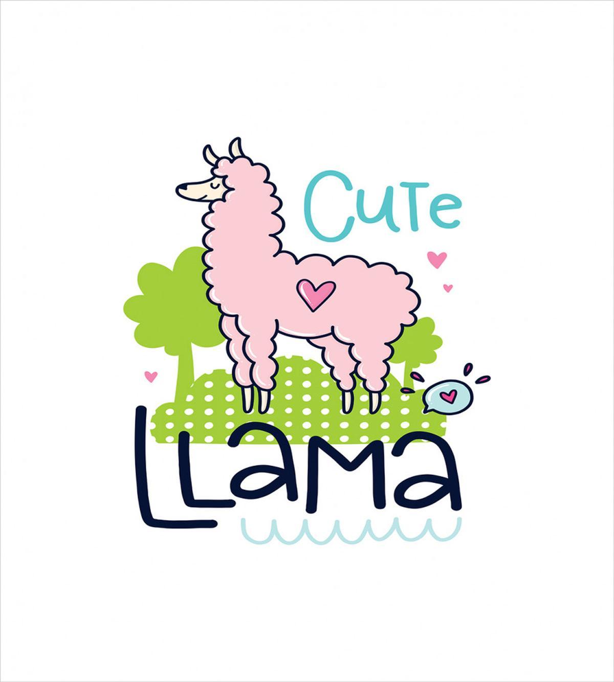 Pink Animal Cartoon — Pattern