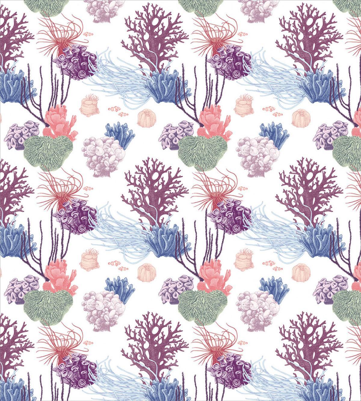 Engraved Reef Coral Designs — Pattern