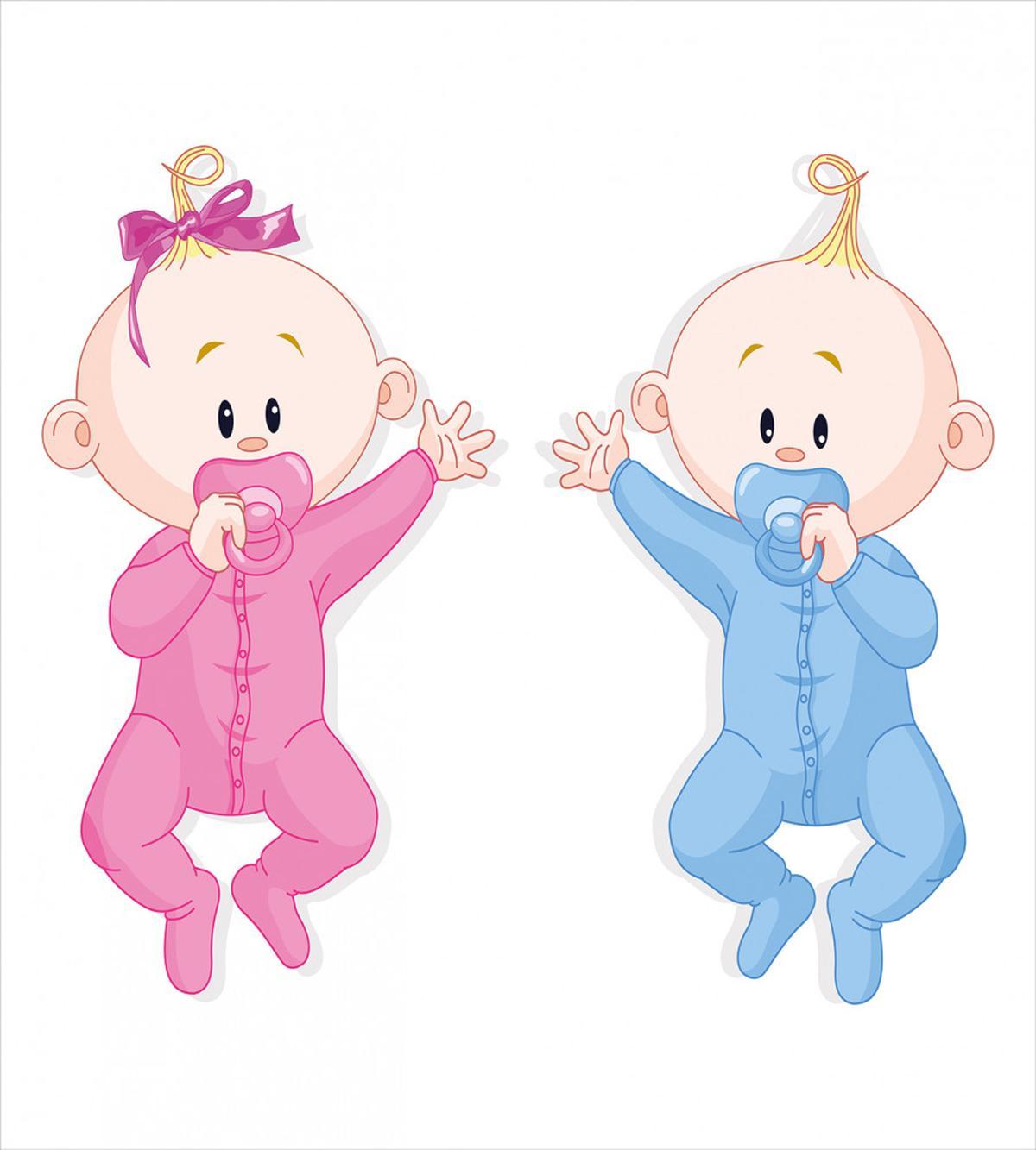 Babies with Pacifiers — Pattern