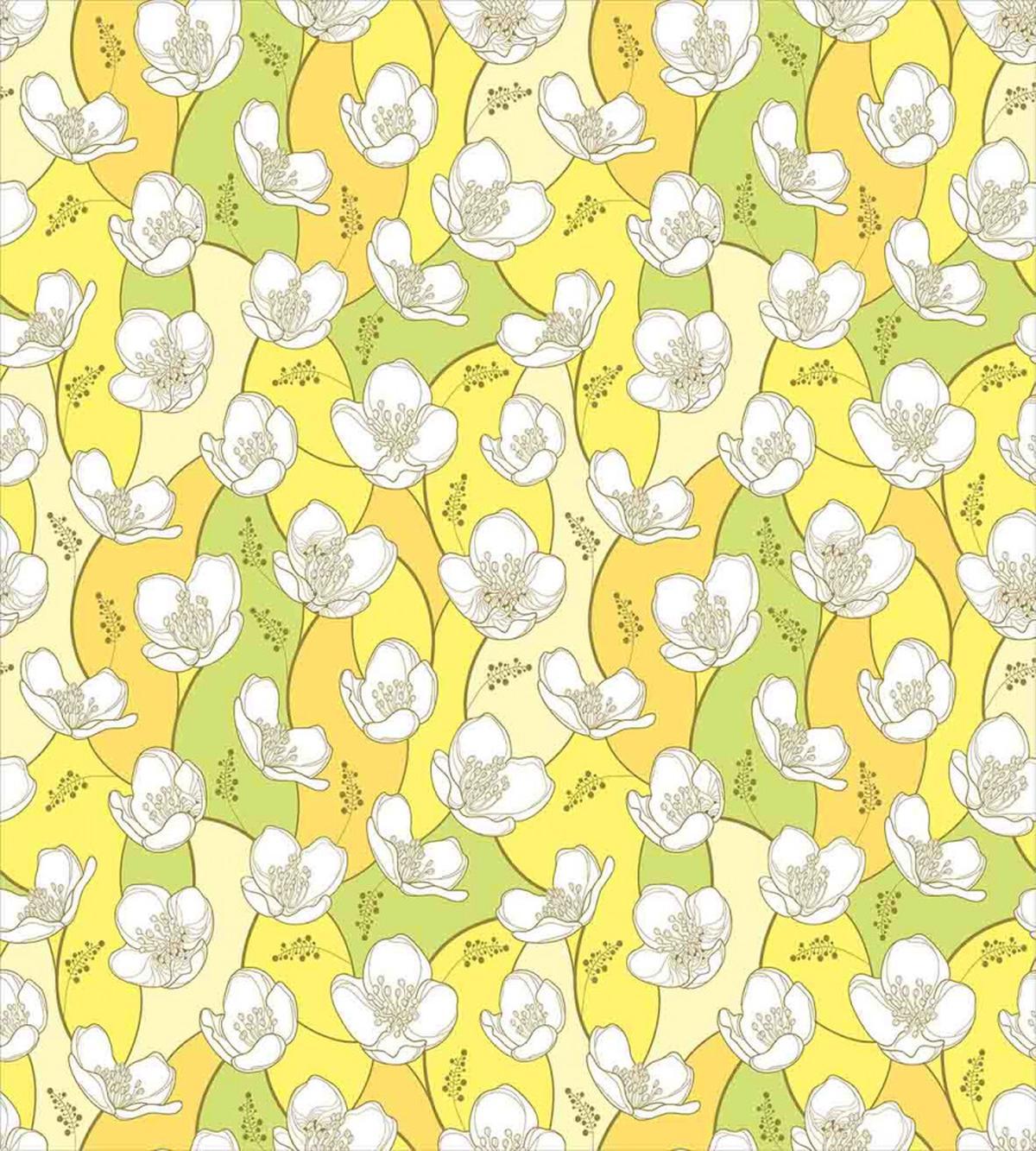 Delicate White Petals — Pattern