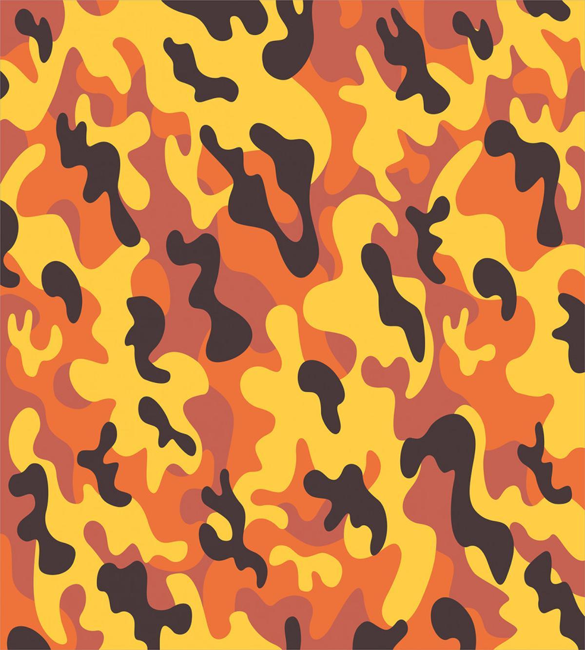 Lively Colorful Camo Art — Pattern