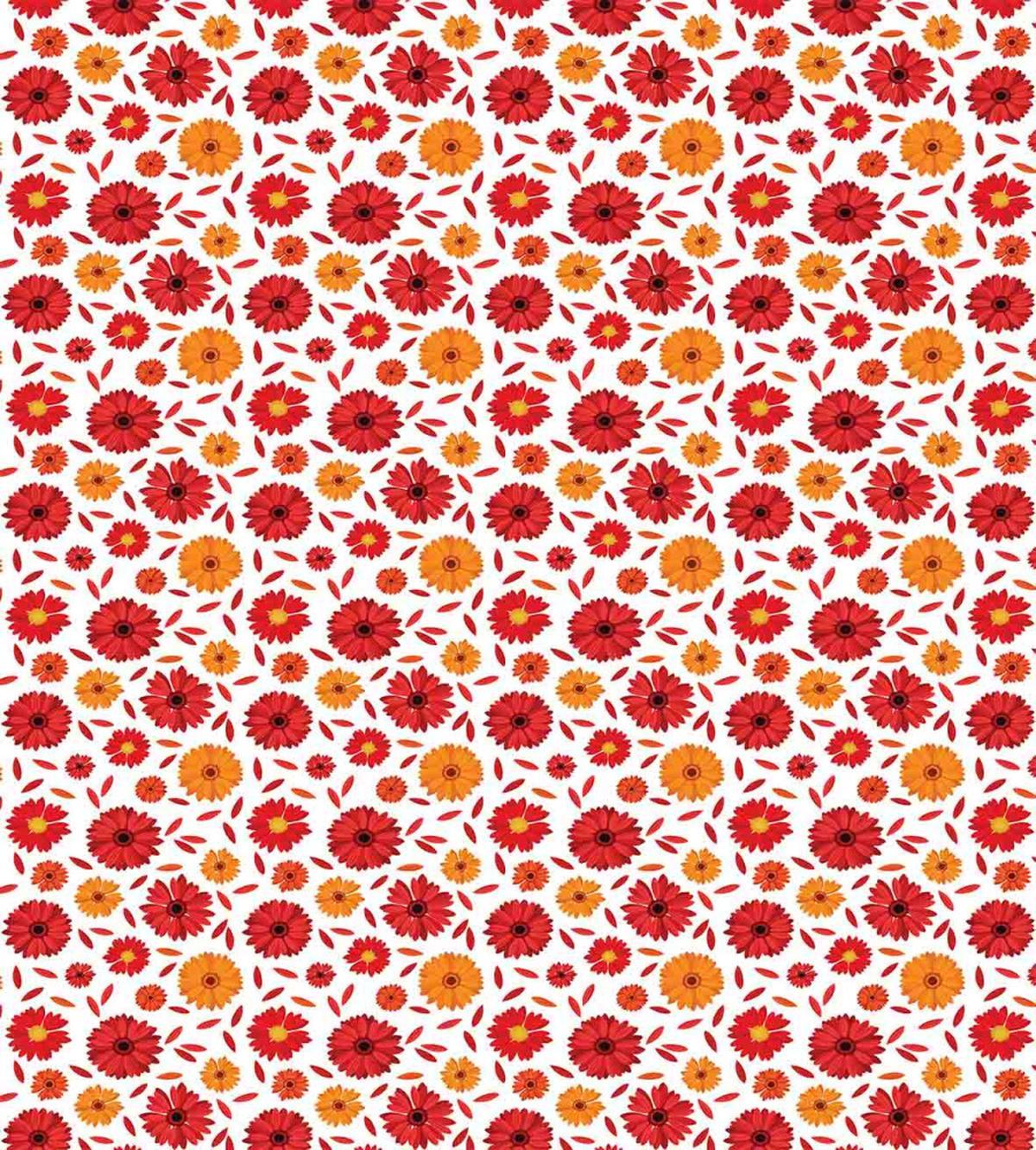 Warm Colored Petals — Pattern