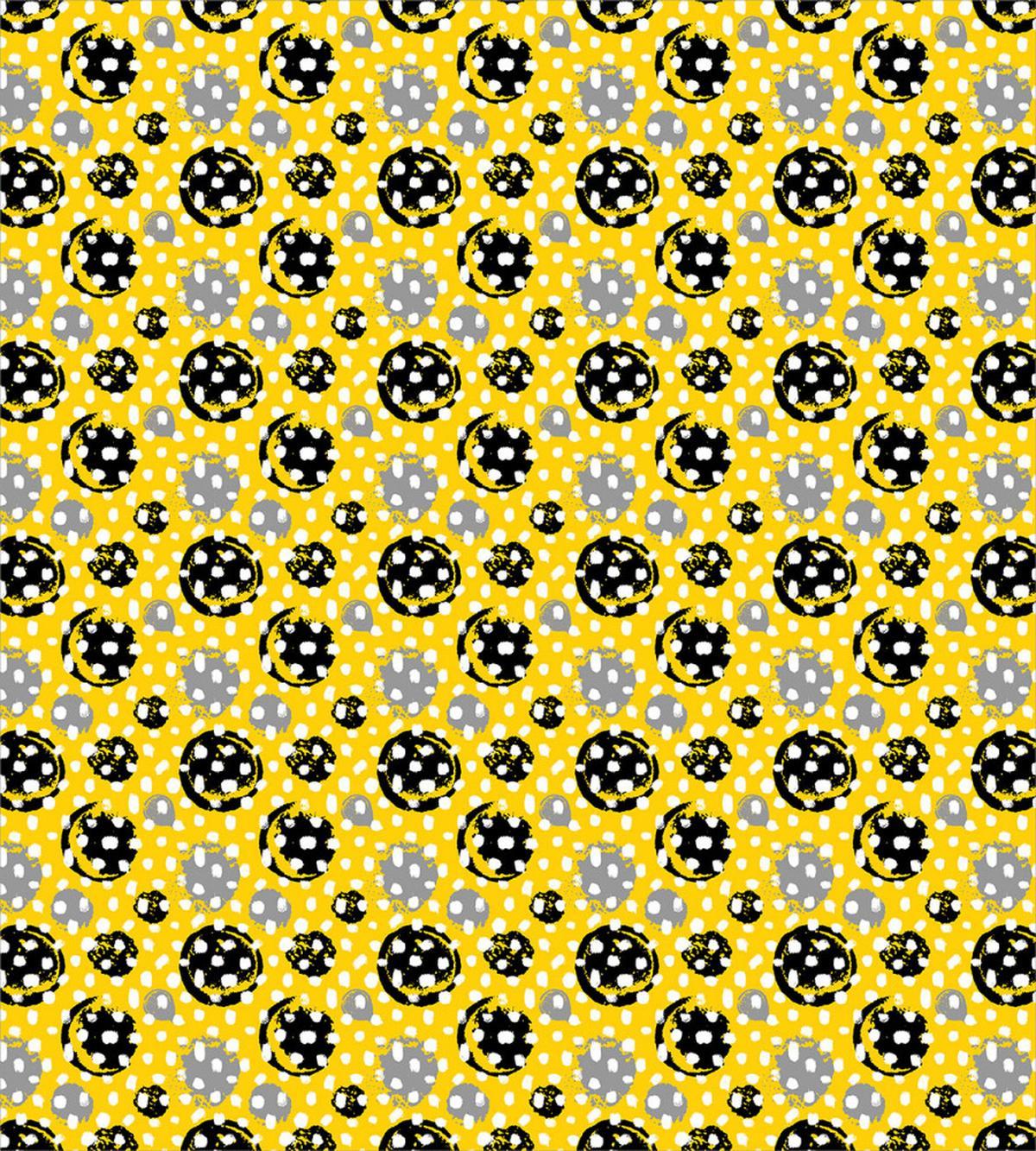 Abstract Paint Smears Circles — Pattern