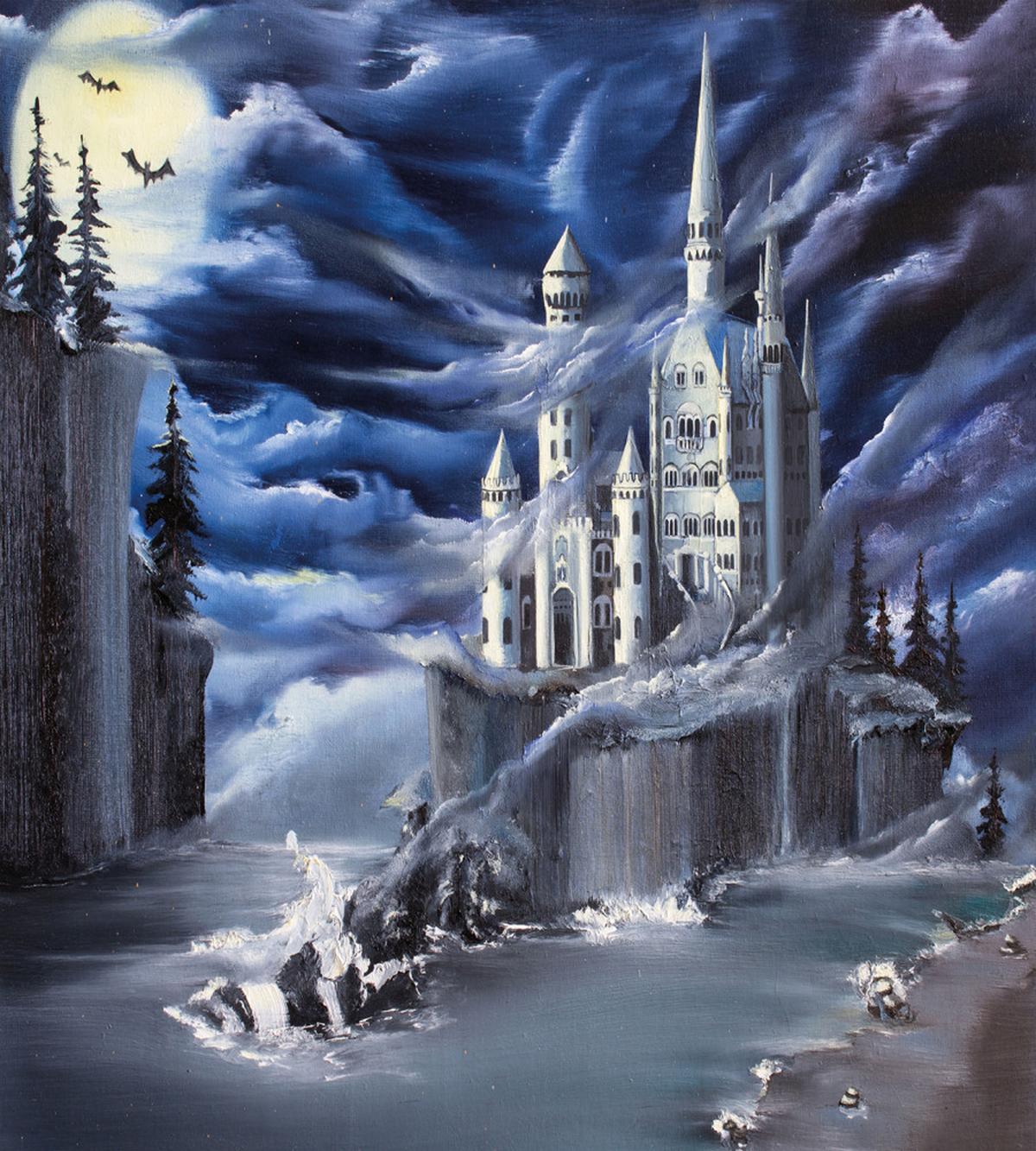 Island Castle Full Moon — Pattern