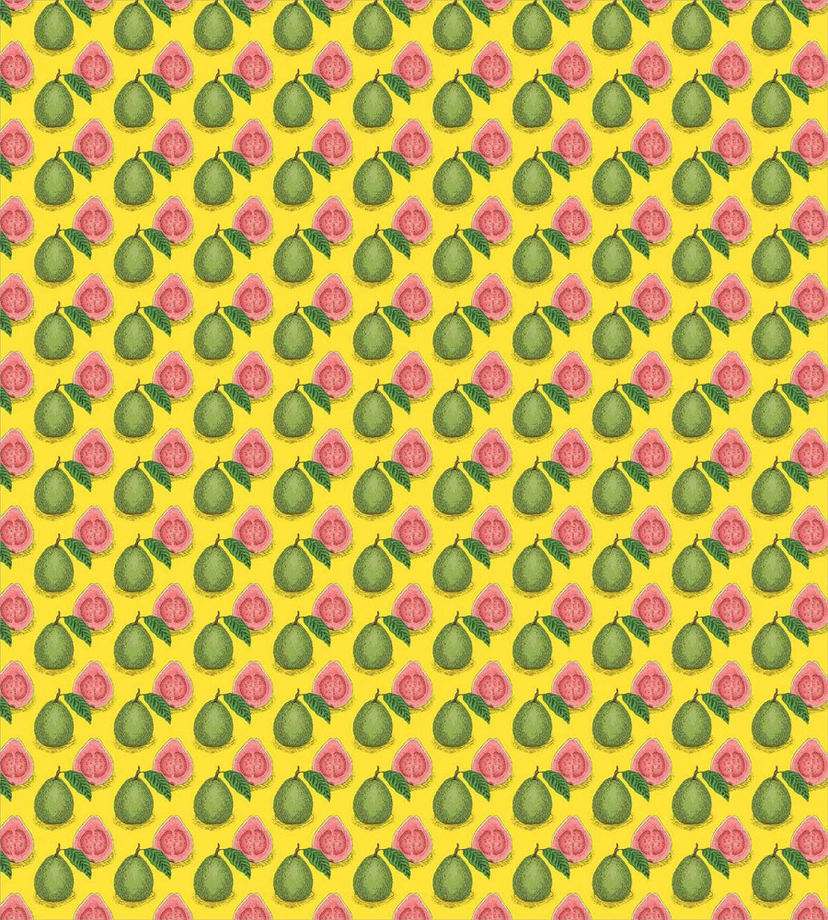 Ripe Guava Fruits Leaf — Pattern