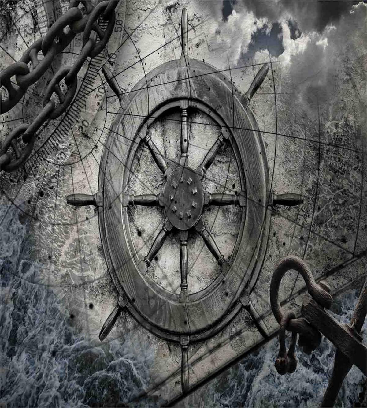 Steering Wheel Grunge — Pattern