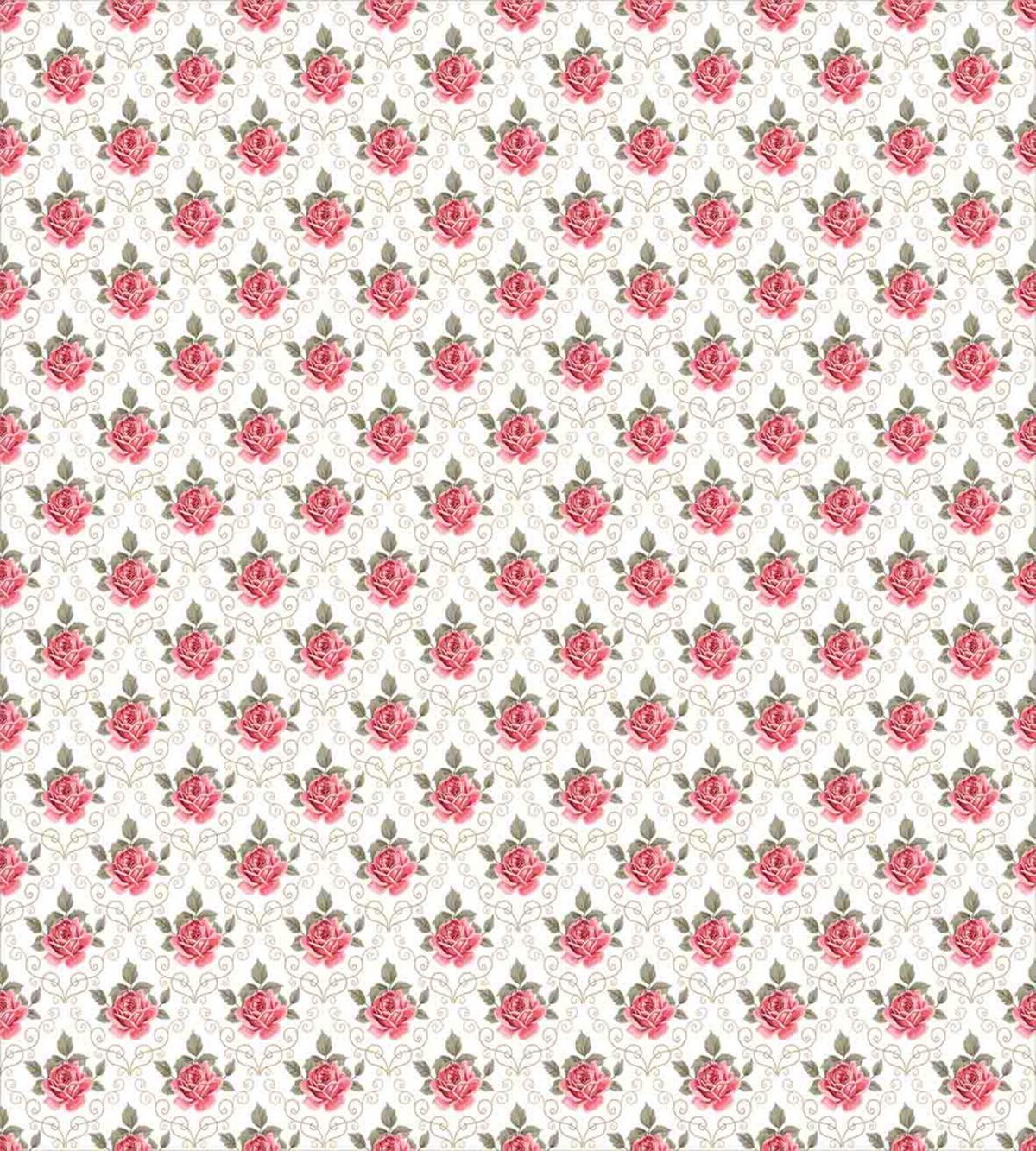 Damask Inspired Rose — Pattern
