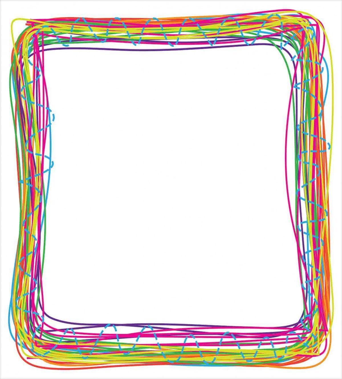 Colorful Rainbow Frame — Pattern