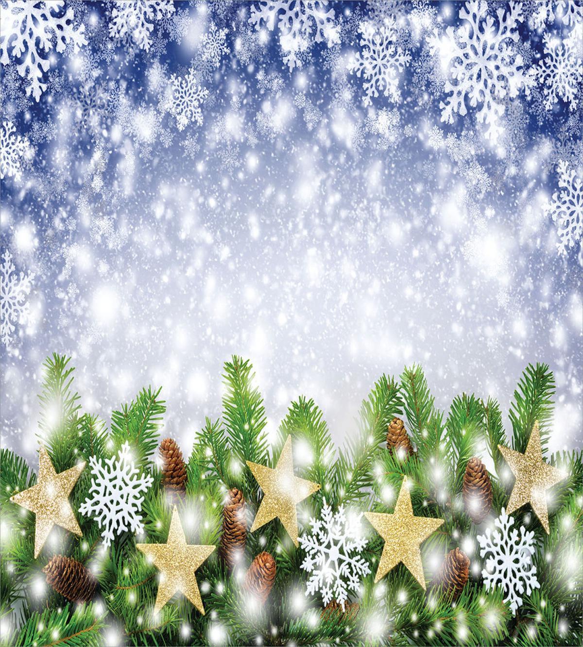 Bokeh Snowflakes — Pattern