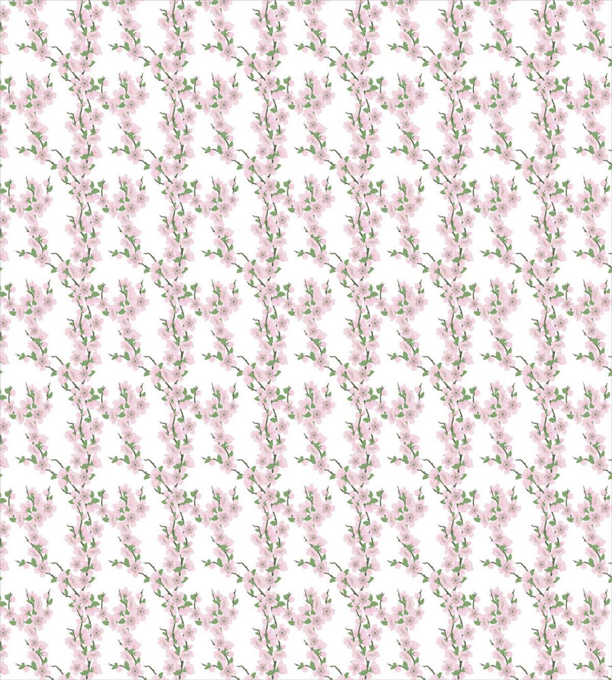 Pink Spring Sakura Flowers — Pattern