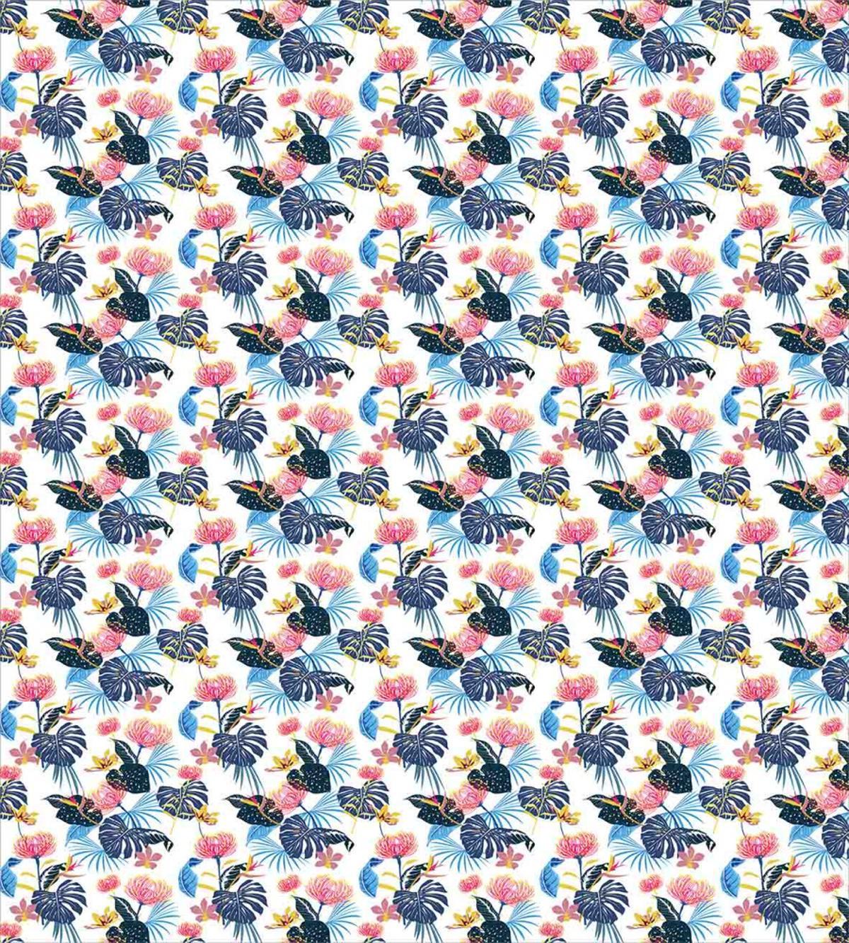 Exotic Forest Growth Petal — Pattern