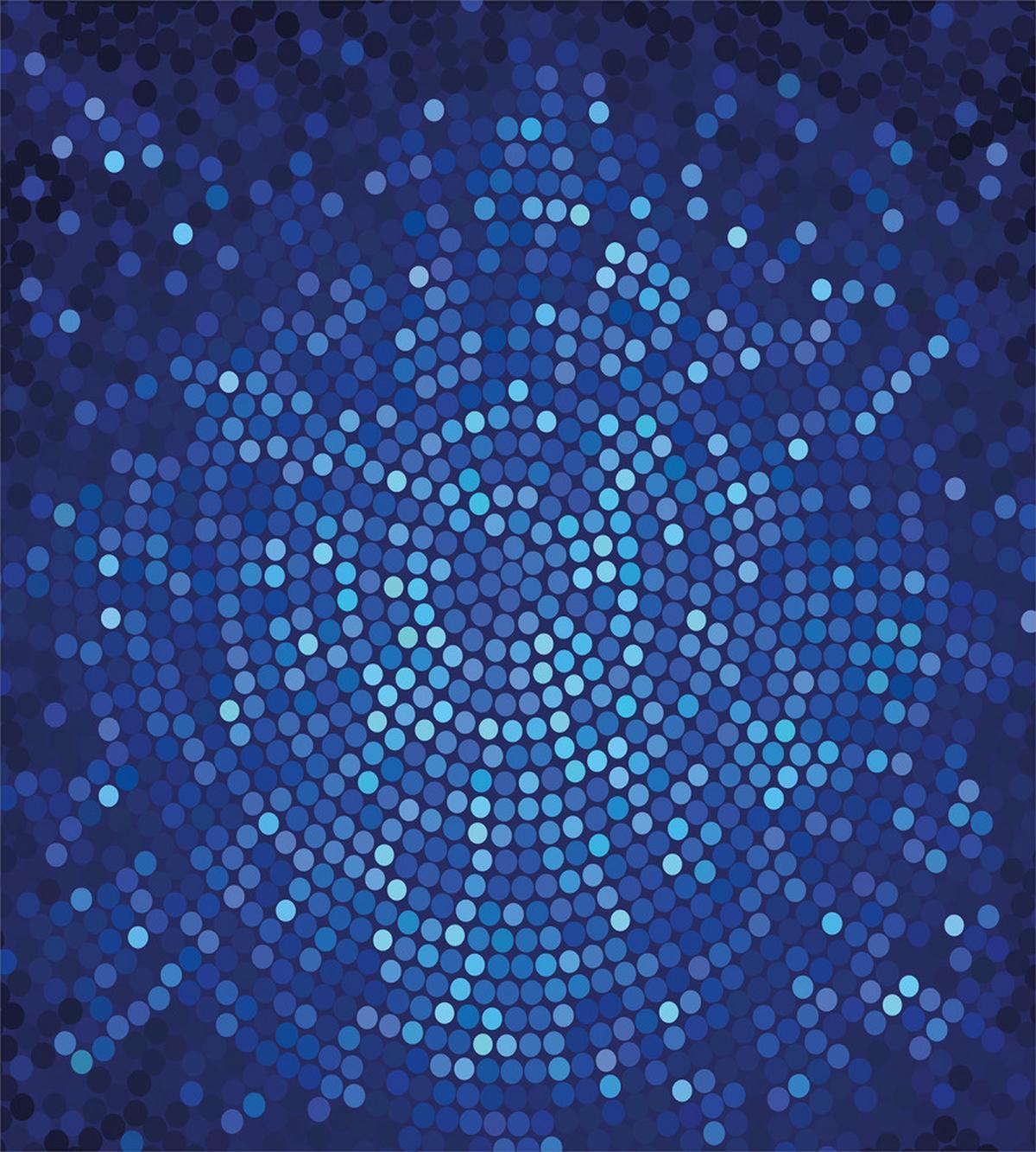 Spiral Mosaic Dots — Pattern