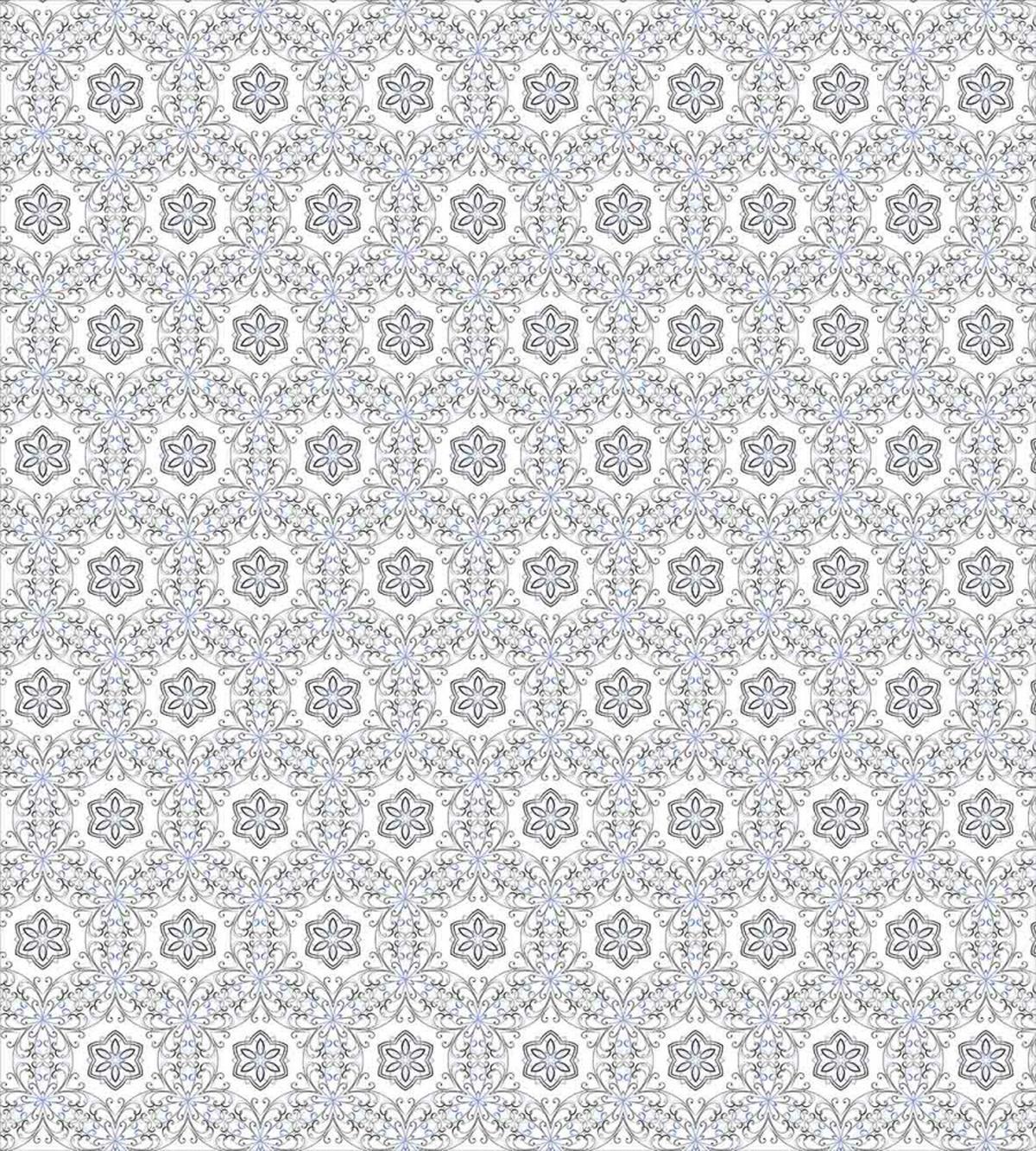 Scroll Curls Mosaic Tile — Pattern