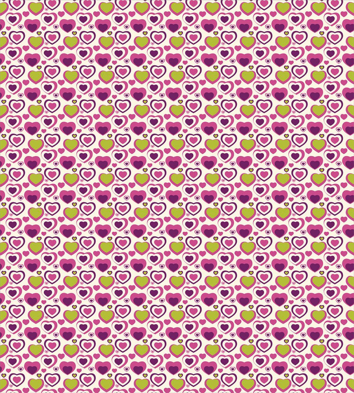 Pastel Colors Love Shapes — Pattern