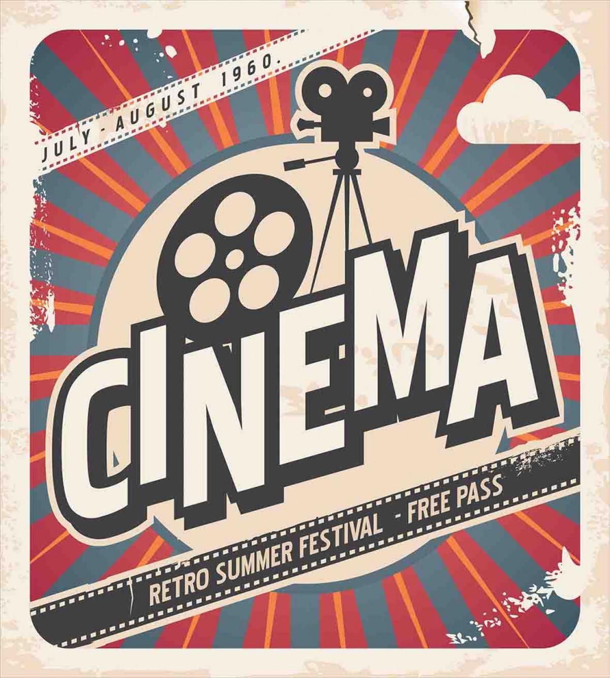Vintage Cinema Movie Star — Pattern