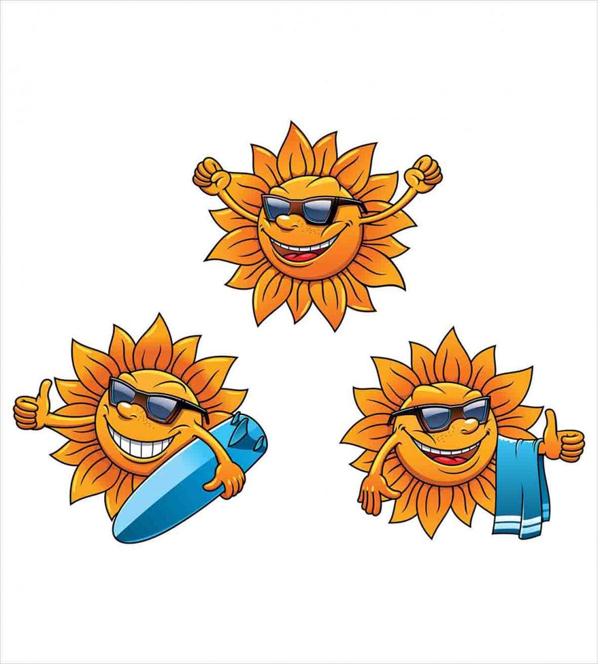 Hippie Surfboards Sun — Pattern