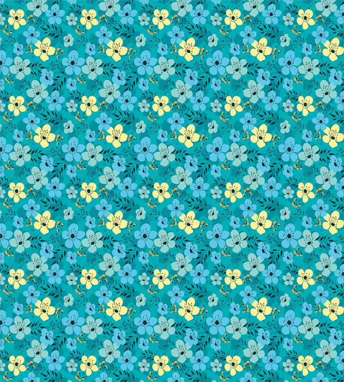Exotic Blooming Flowers — Pattern