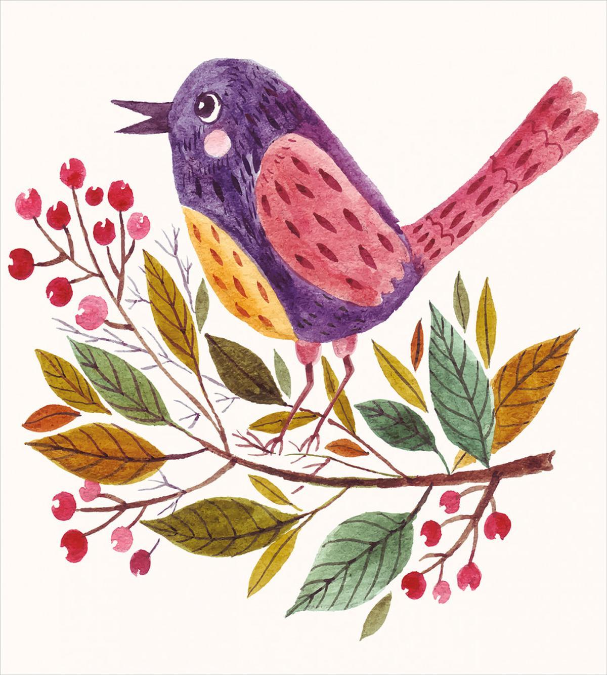 Birds on a Branch — Pattern