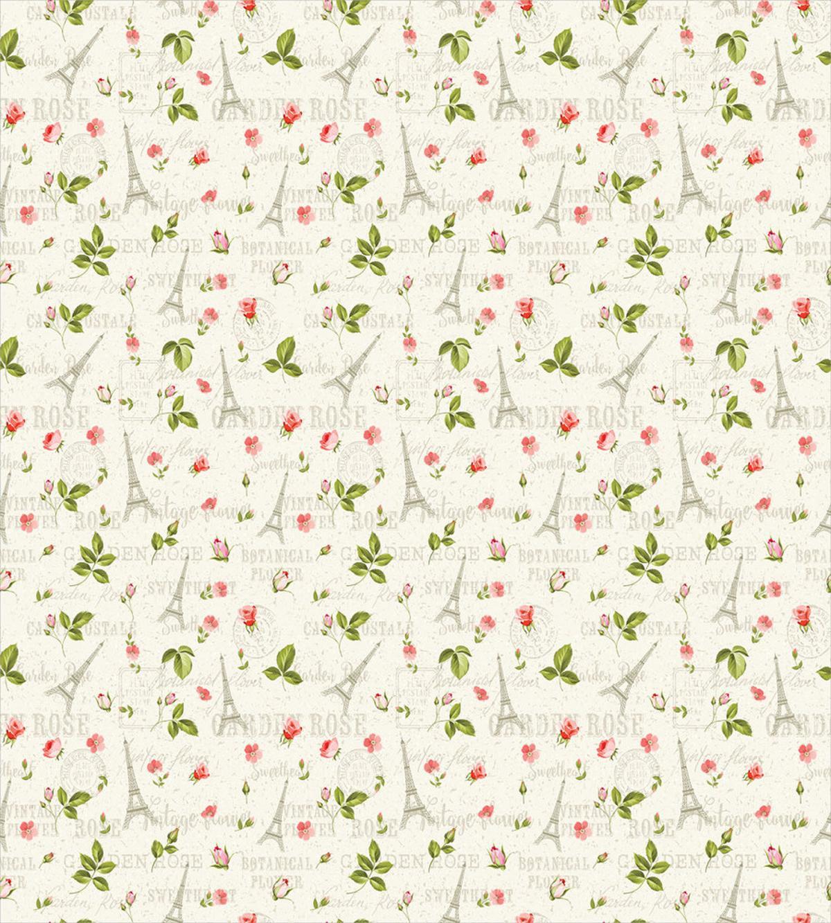 Paris French Flowers — Pattern