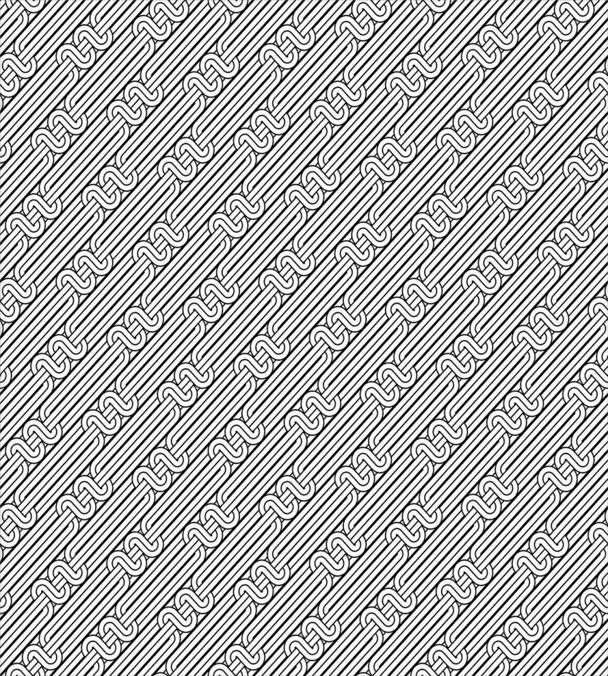 Classic Curved Lines — Pattern