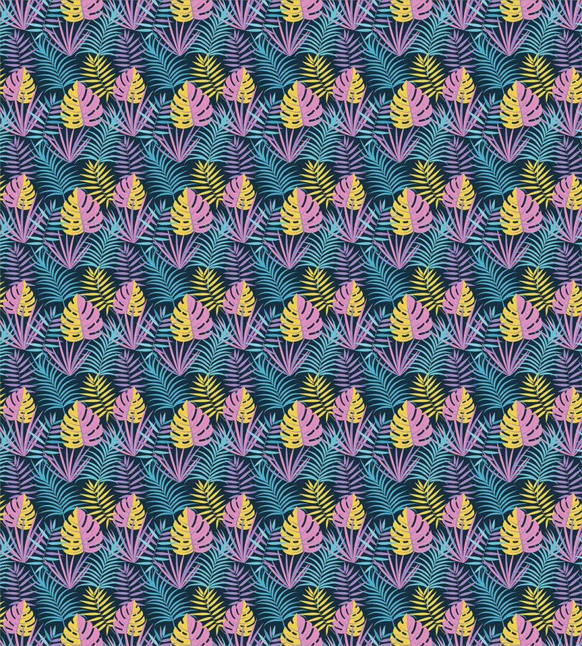 Colorful and Exotic Leaf — Pattern