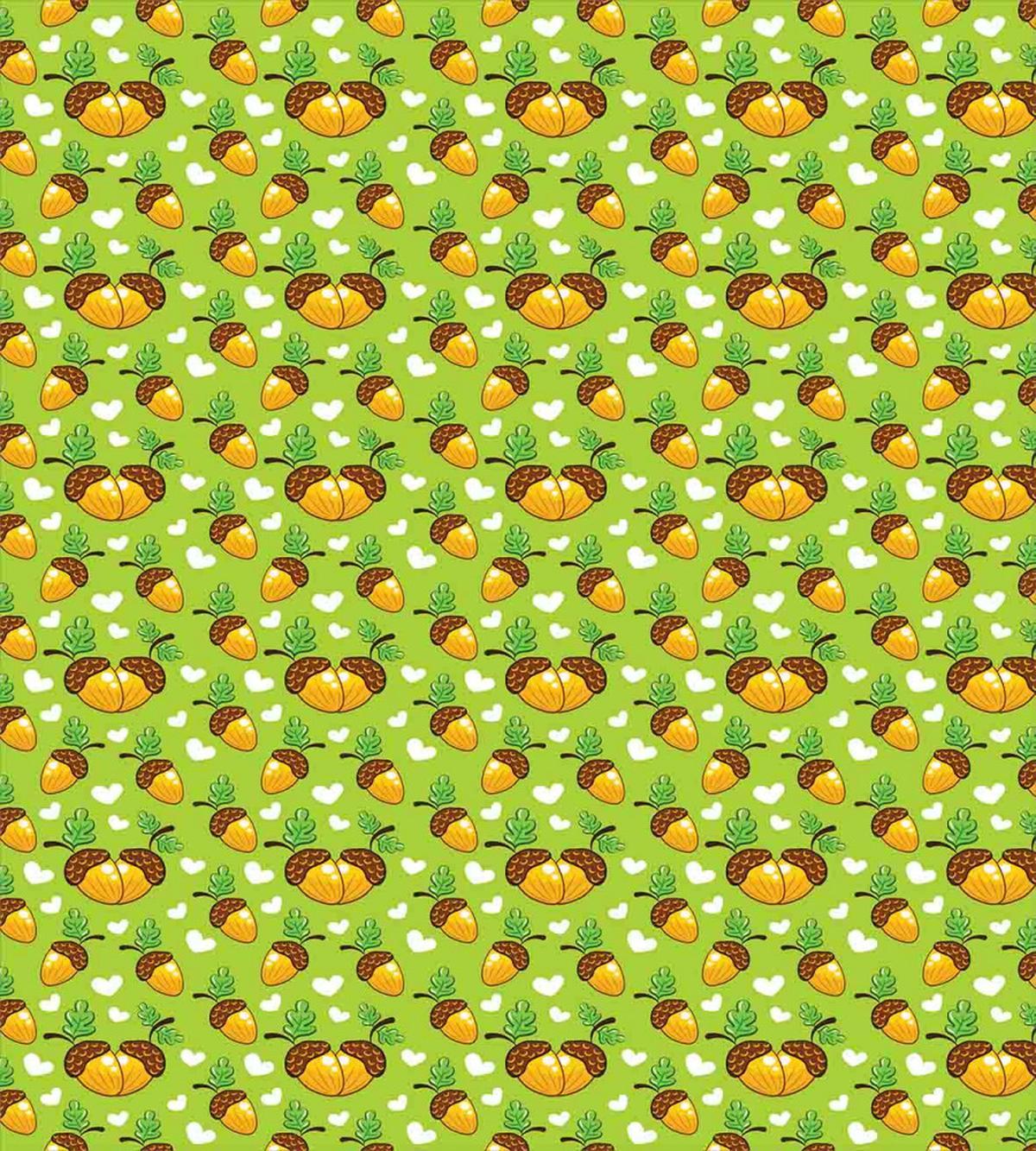 Love Nature Hearts Leaves — Pattern