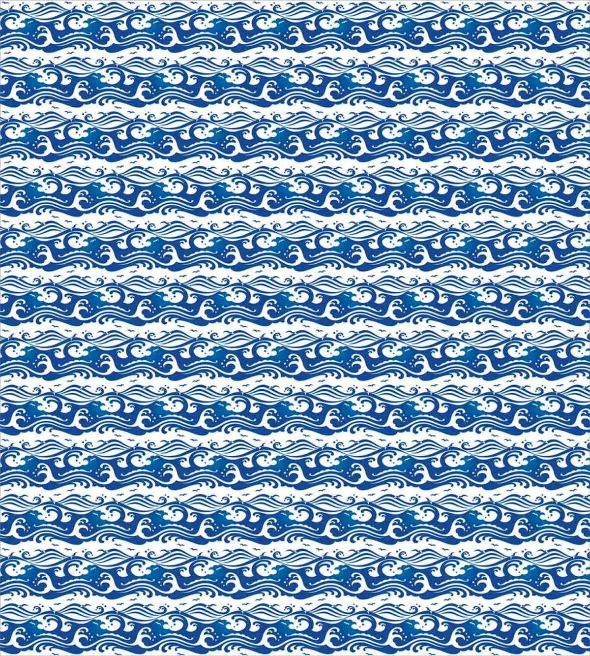 Swirling Ocean Waves — Pattern