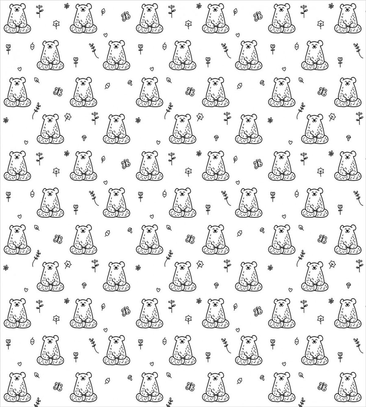 Doodle Style Bear — Pattern
