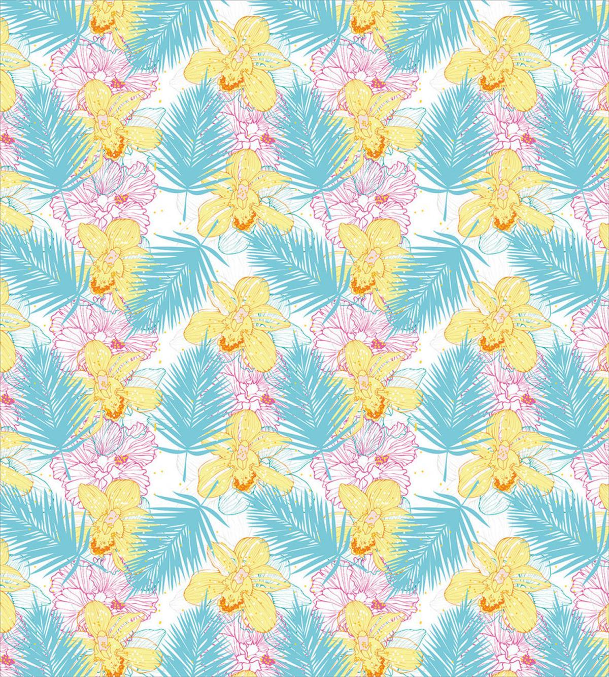 Orchids with Paint Spots — Pattern