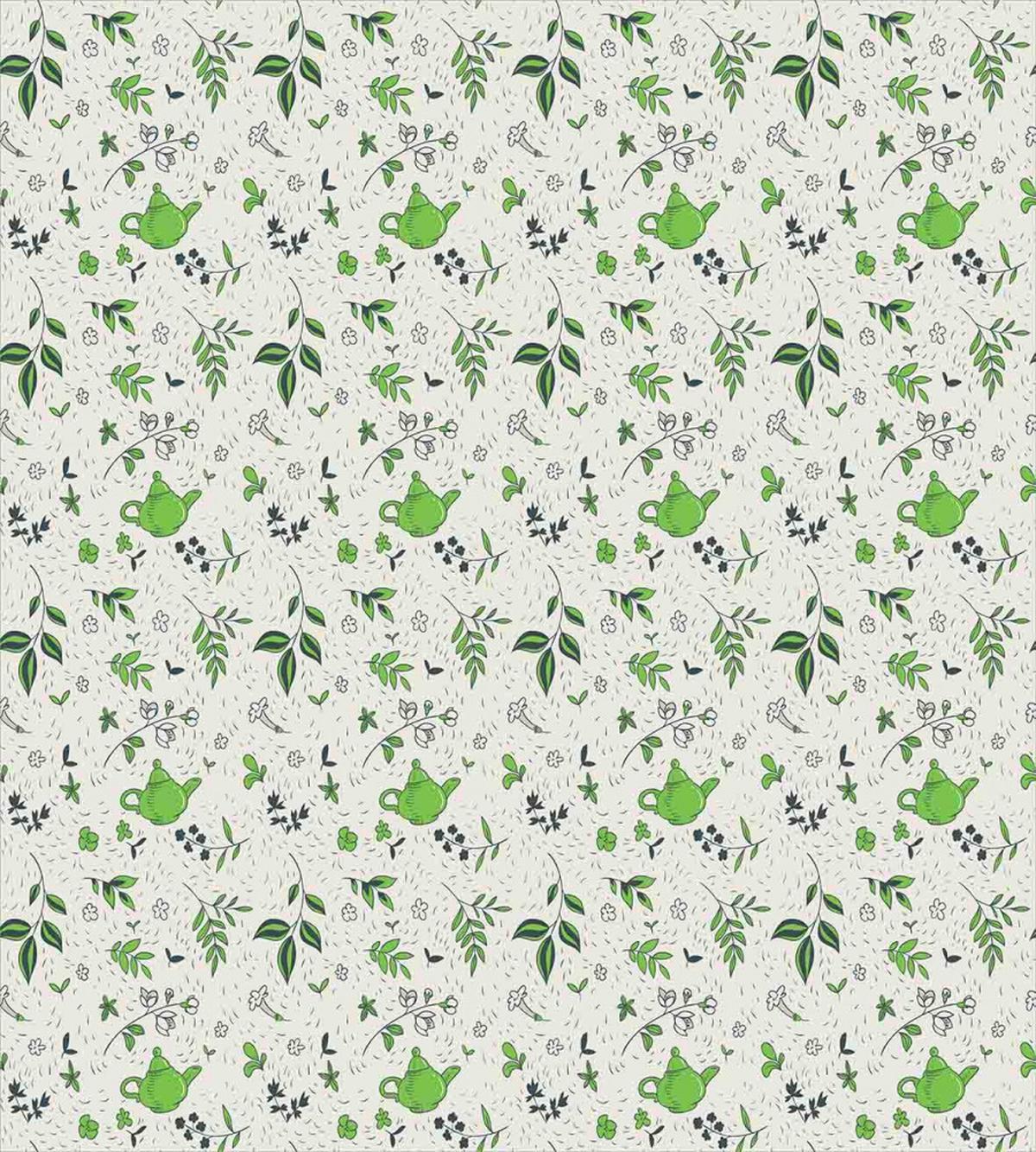 Exotic Herbal Tea Leaf — Pattern