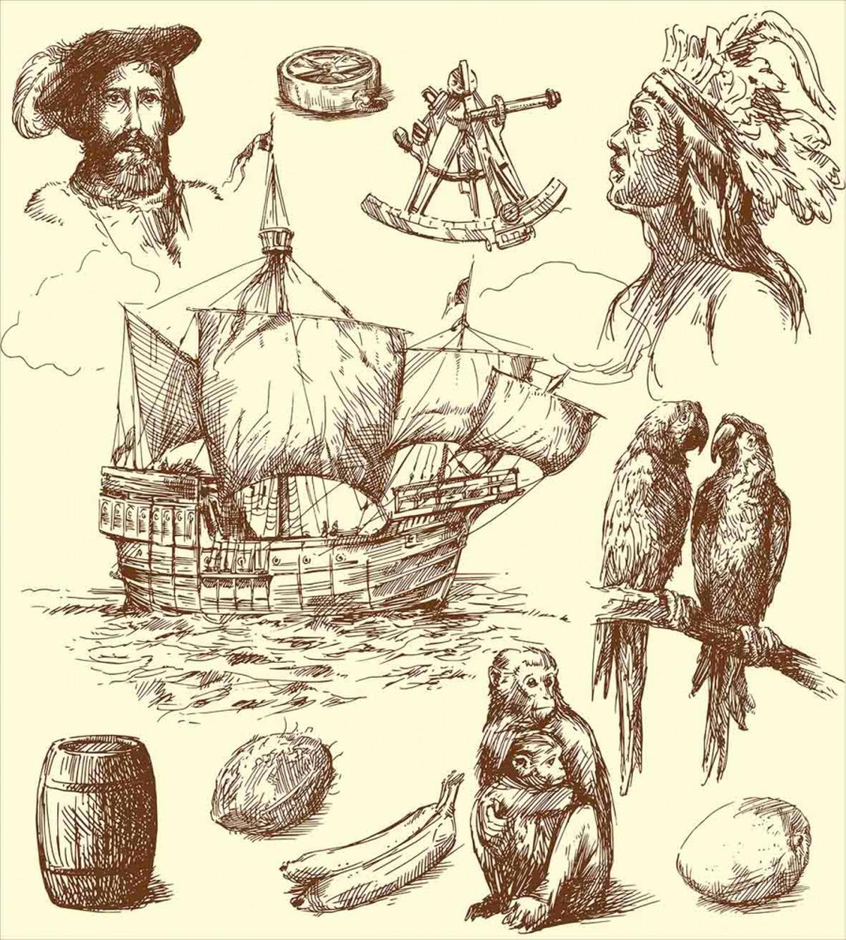 Old Merchant Ship — Pattern