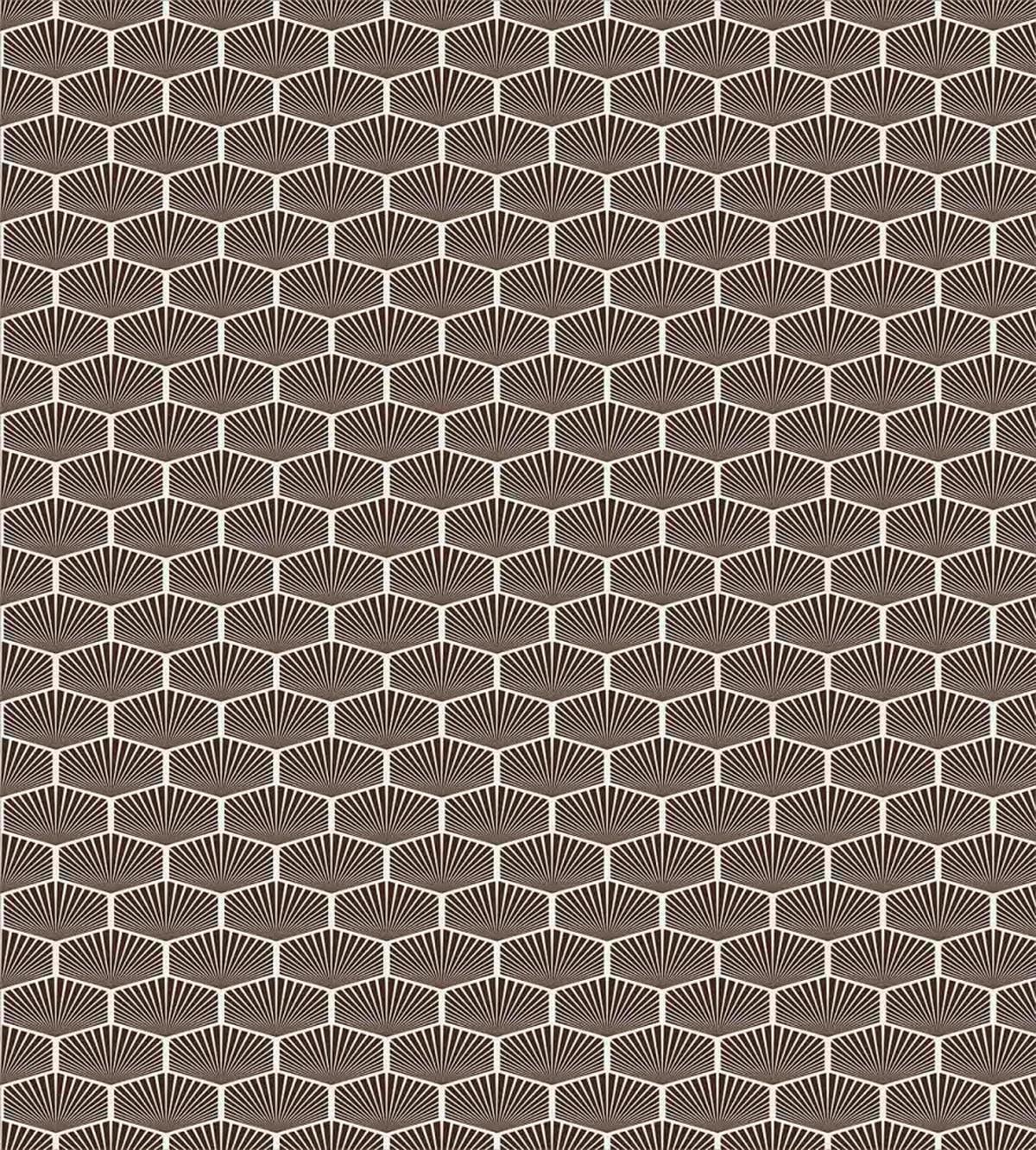 Stripped Hexagons — Pattern
