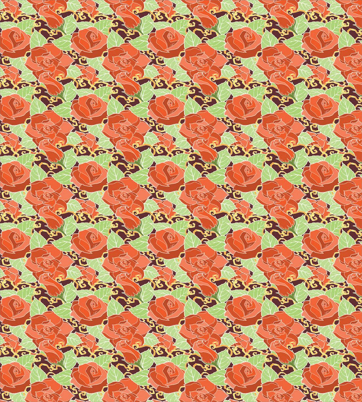 Blossoming Romantic Flower — Pattern