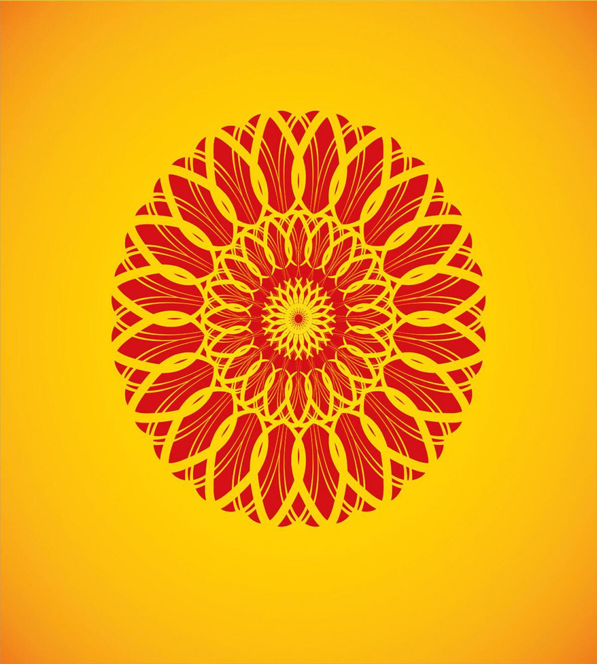 Wavy Strokes Intersecting — Pattern