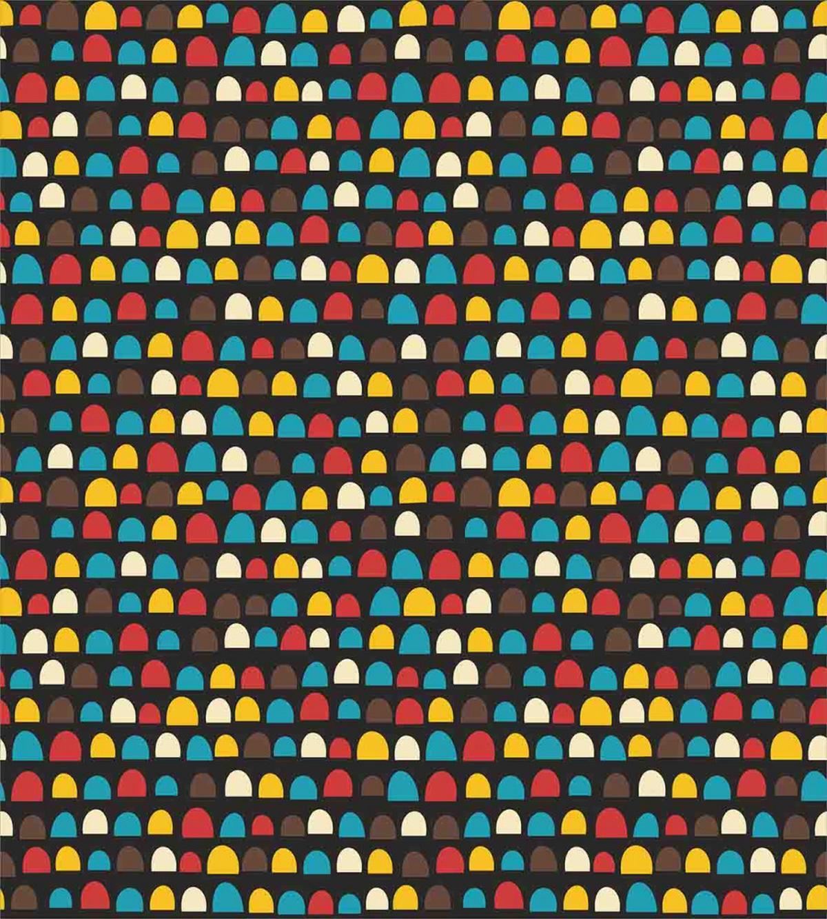 Retro Half Circles — Pattern