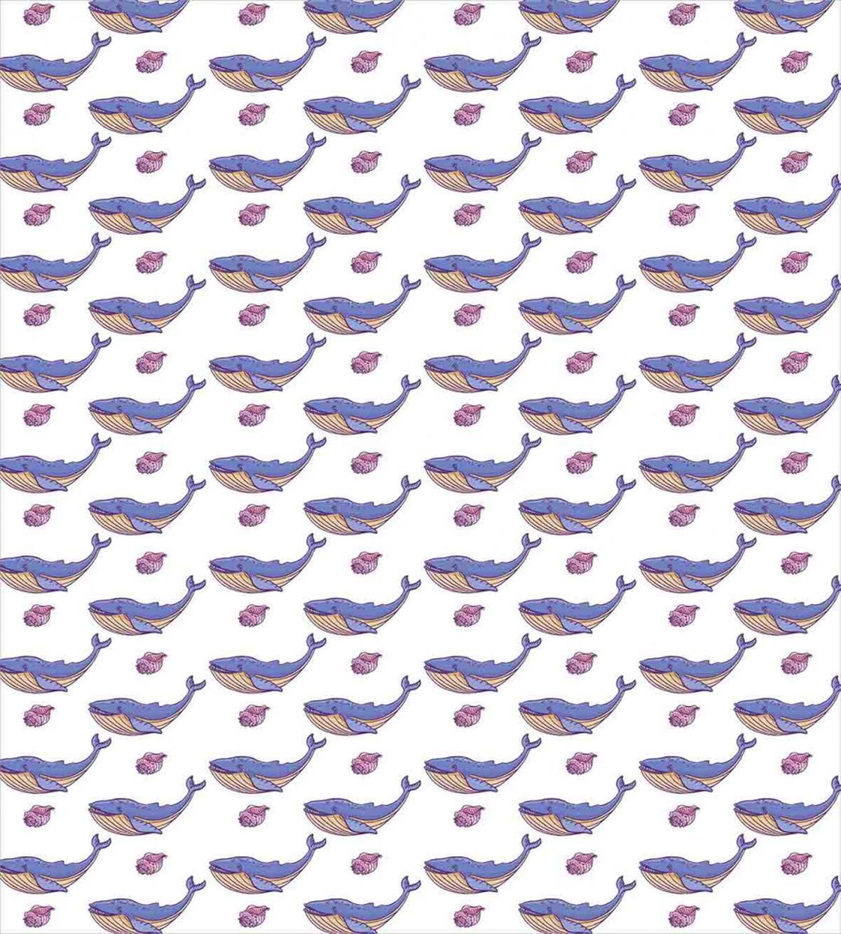 Jolly Blue Whale Seashell — Pattern