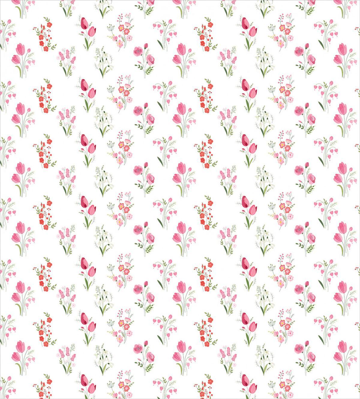 Roses Tulips Snowdrops — Pattern