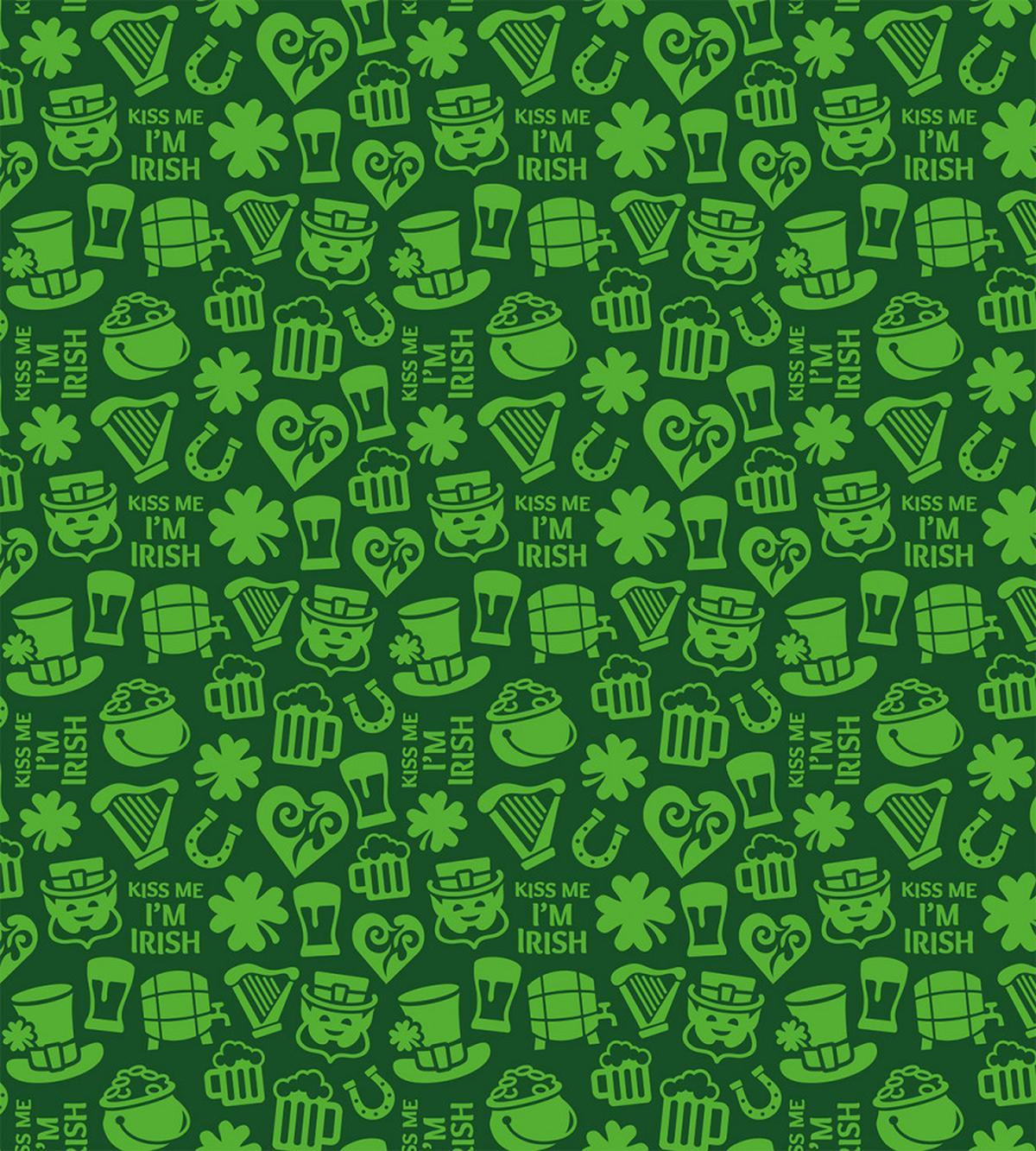 Kiss Me I'm Irish Humor — Pattern