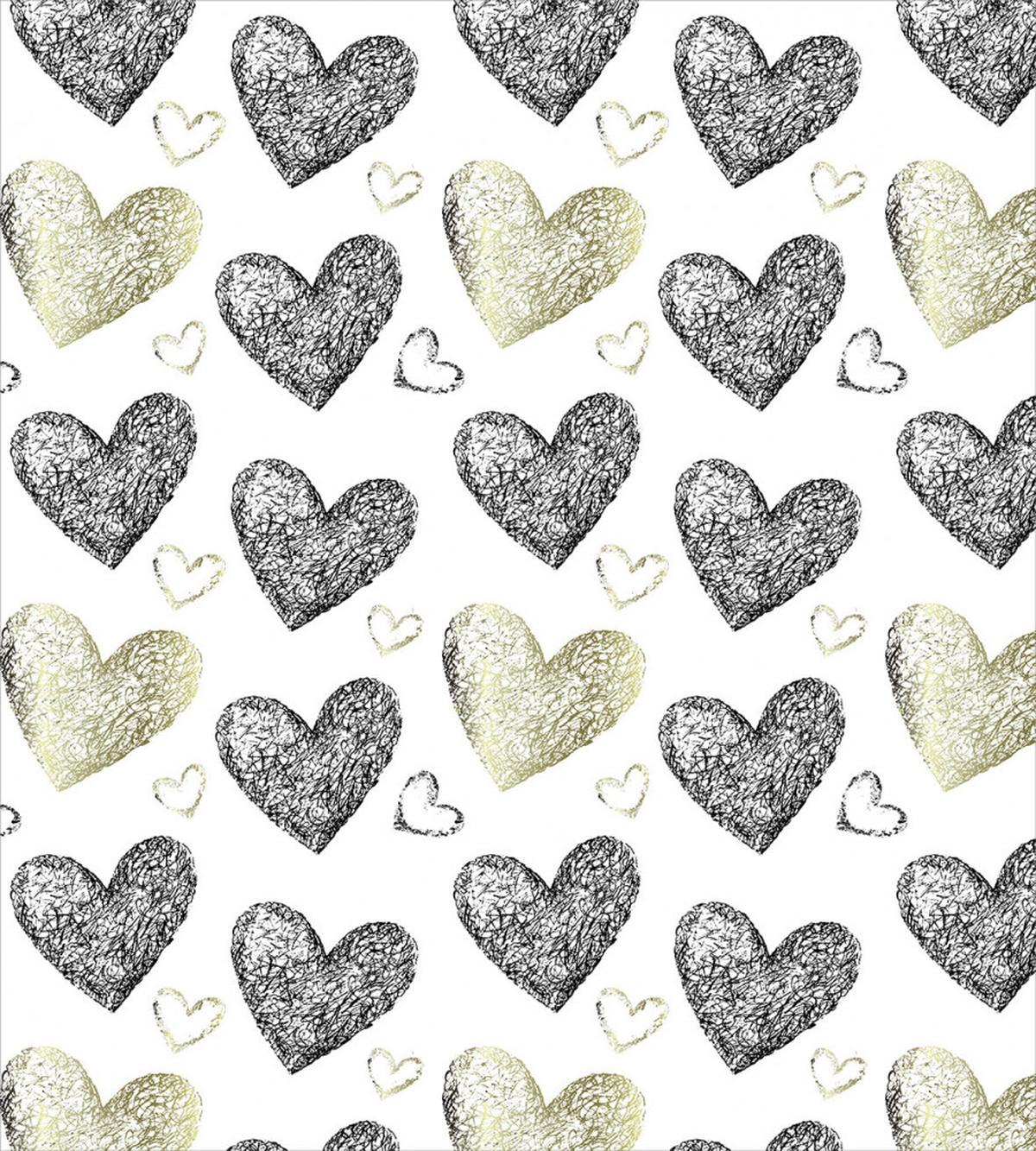 Sketched Hearts — Pattern